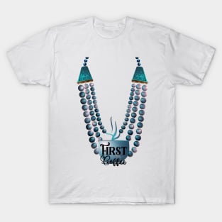 Pharaohs coffee necklace T-Shirt